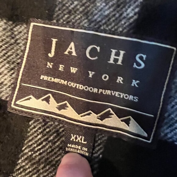 Jachs New York Blk & Grey Wool Shacket XXL - Picture 14 of 16